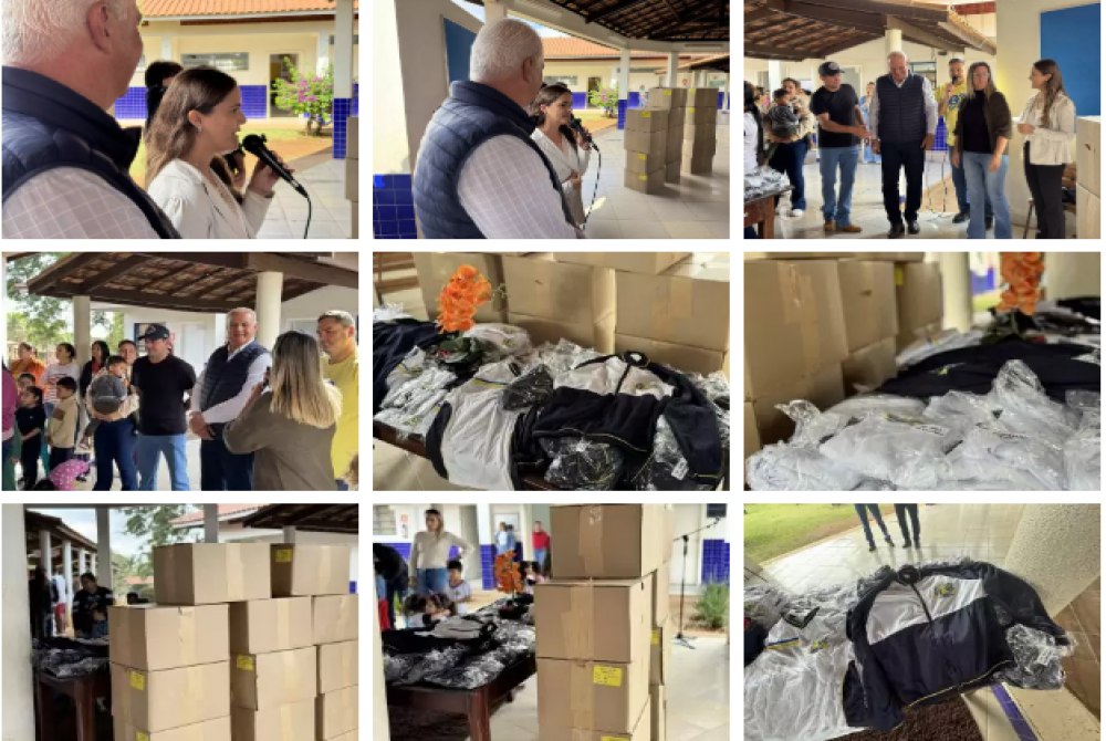 Caracol entrega uniformes para 100% da Rede Municipal de Ensino