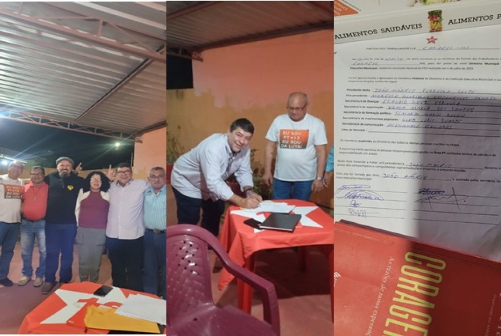 FORMA��O DA EXECUTIVA DO PARTIDO DOS TRABALHADORES DE CARACOL