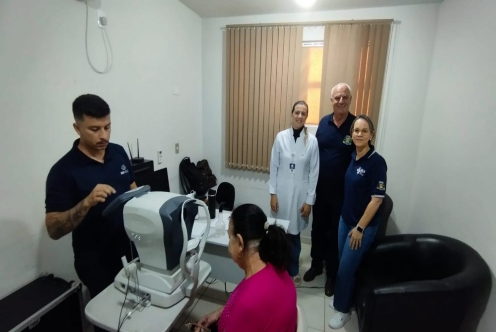 Caracol participa do Projeto MS Sa�de com atendimento oftalmol�gico