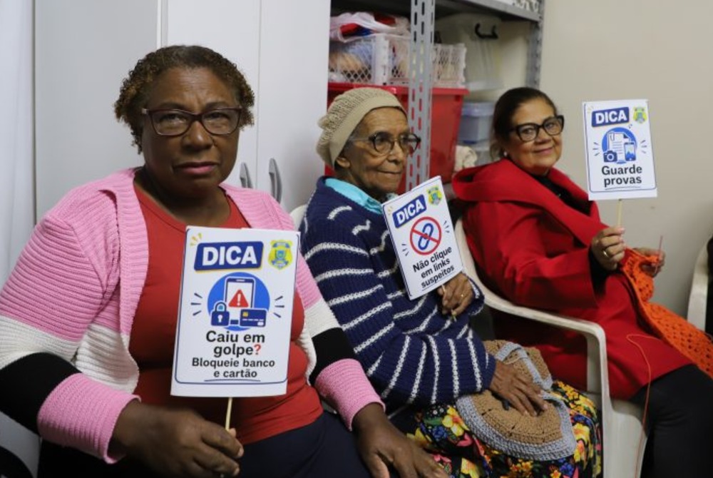 Pol�cia Cient�fica de MS orienta idosos a reconhecer golpes digitais no Junho Prata