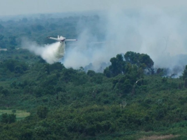 Com incndio extinto no Pantanal de MS, bombeiros fazem monitoramento na Serra do Amolar
