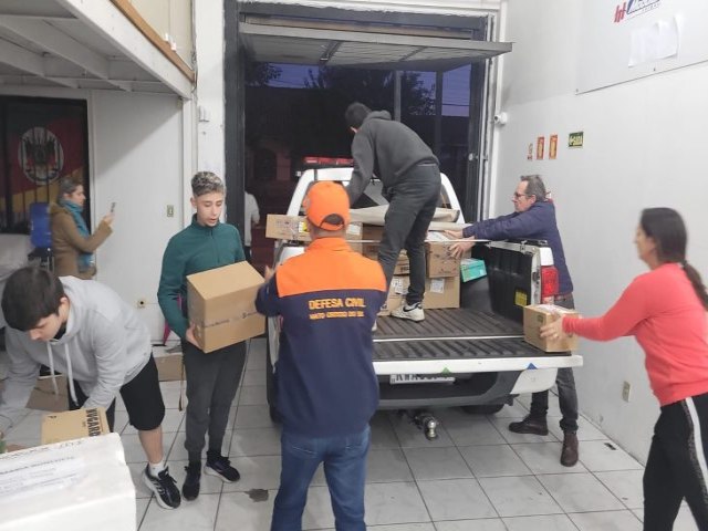 Com atuao de equipes dos Bombeiros, PM e Defesa Civil, MS continua a apoiar o Rio Grande do Sul