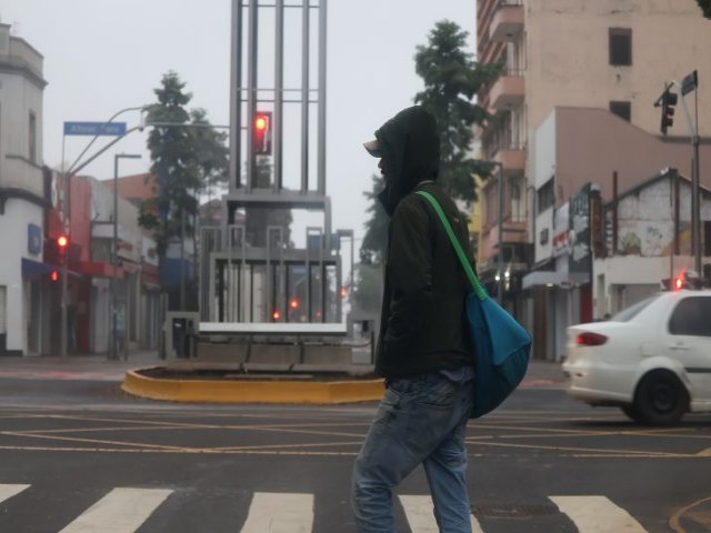 Frio  vista: sexta tem virada no tempo com reduo nas temperaturas e cu encoberto em MS