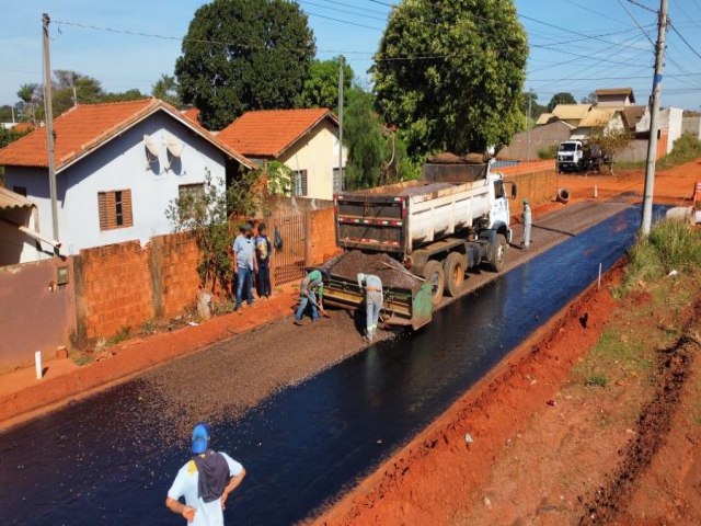 Asfaltamento e micropavimentao em Bataypor: atuais investimentos somam mais de R$ 21 milhes