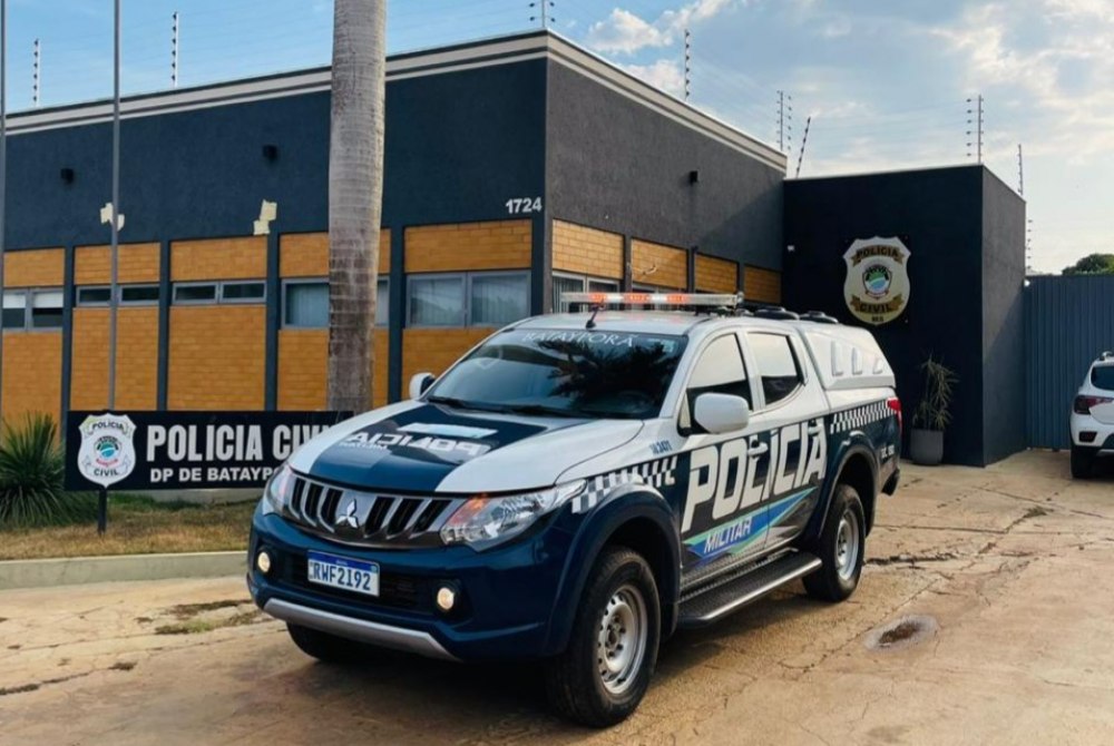 Pol�cia Militar conduz homem por viol�ncia dom�stica em Bataypor�