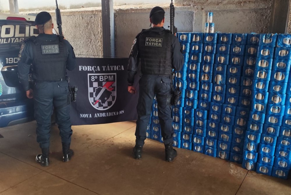 A��o r�pida da Pol�cia Militar resulta na recupera��o de quase 4 mil unidades de cerveja furtadas em Bataypor�