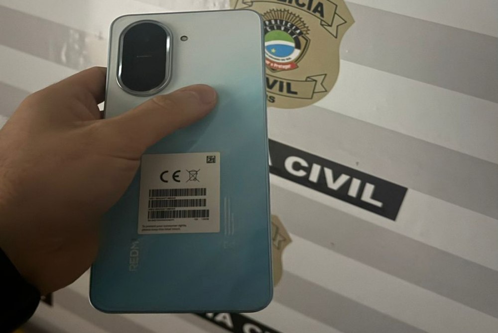 Bataypor�: Pol�cia Civil recupera celular furtado e conduz investigado por recepta��o � delegacia