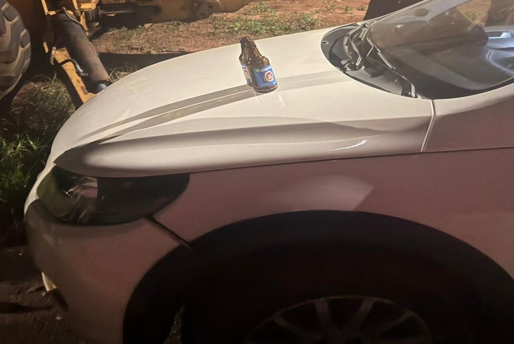 Pol�cia Militar prende motorista por embriaguez ao volante ap�s sinistro de tr�nsito em Nova Andradina
