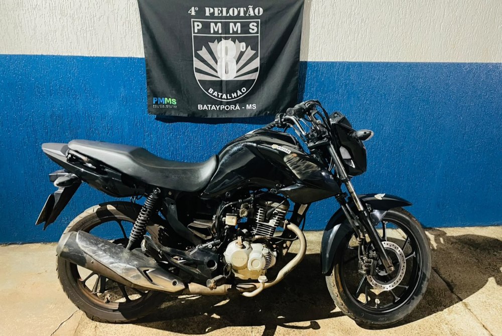 Batayporã: motociclista sem CNH foge da Polícia Militar após perseguição e acaba preso