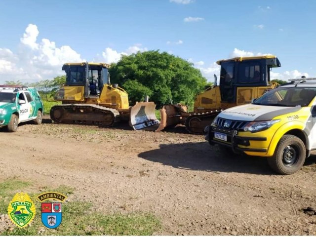 POLCIA IDENTIFICA CRIME AMBIENTAL EM PALMITAL (PR) E INDIVDUOS SO PRESOS E AUTUADOS