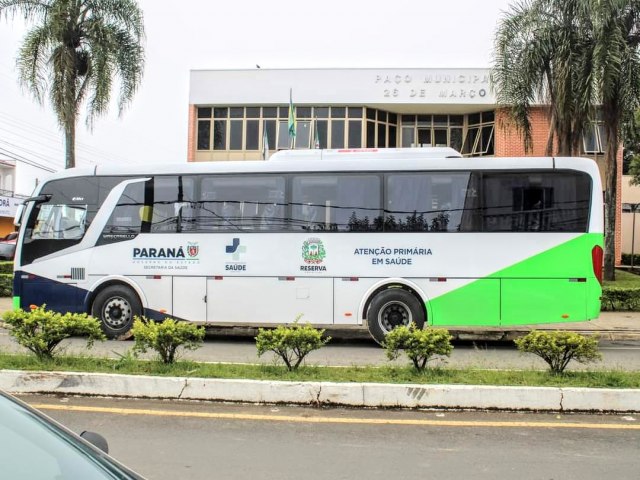 RESERVA RECEBE NIBUS NOVO PARA TRANSPORTE DE PACIENTES 