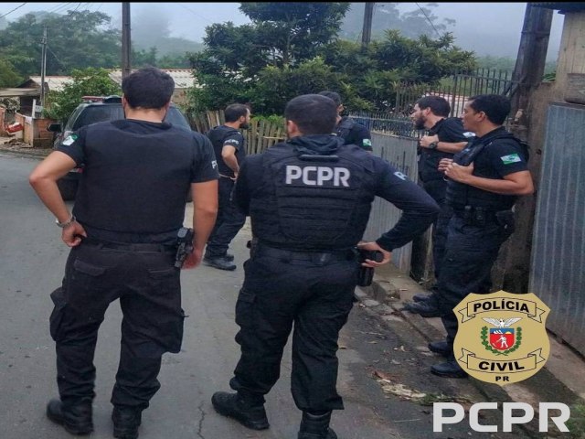 PCPR REALIZA PRISES REFERENTES A HOMICDIO OCORRIDO EM TELMACO BORBA 