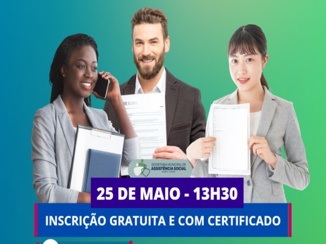 PREFEITURA E CIEE/PR DISPONIBILIZAM CURSO GRATUITO SOBRE RECOLOCAO PROFISSIONAL