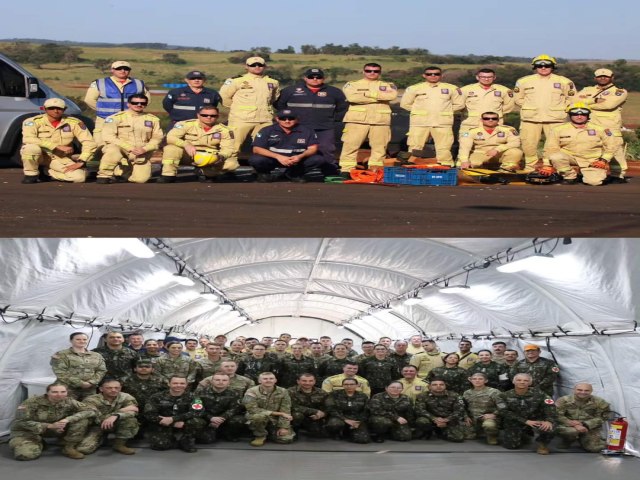 CORPO DE BOMBEIROS PARTICIPA DE EXERCCIO MILITAR INTERNACIONAL 