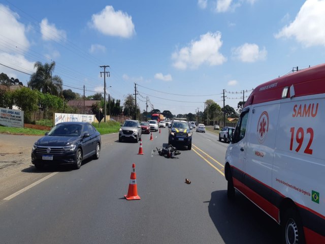 POLICIA RODOVIRIA FEDERAL ATENDE ACIDENTE COM VTIMA FATAL EM PONTA GROSSA