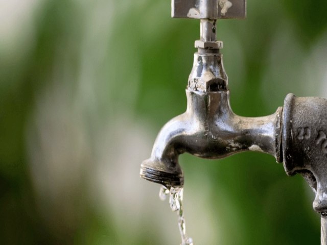 HAVER O DESABASTECIMENTO DE GUA EM RESERVA, SEM PREVISO DE RETORNO