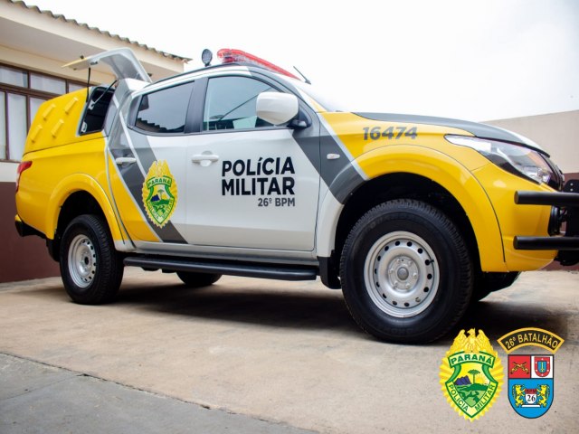 NOVA VIATURA FOI ENTREGUE PARA REFORAR O POLICIAMENTO NO MUNICPIO DE TIBAGI