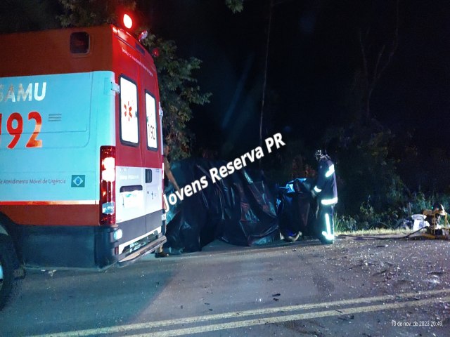 JOVEM PERDE A VIDA EM GRAVE ACIDENTE NA PR-239 EM RESERVA (PR)