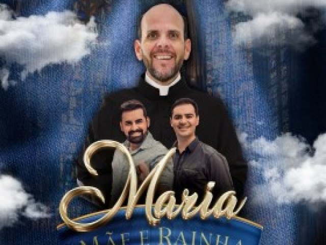 COM LVARO E DANIEL, PADRE ALEXANDRE LANA SEGUNDA CANO