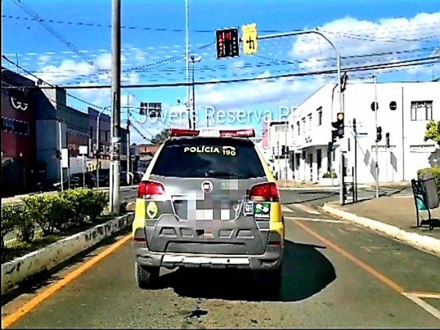 MOTOCICLETA  APREENDIDA E INDIVDUO  PRESO NO CENTRO DE RESERVA (PR)