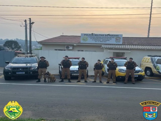 POLCIA MILITAR REALIZA OPERAO EM ORTIGUEIRA E APREENDE DROGAS