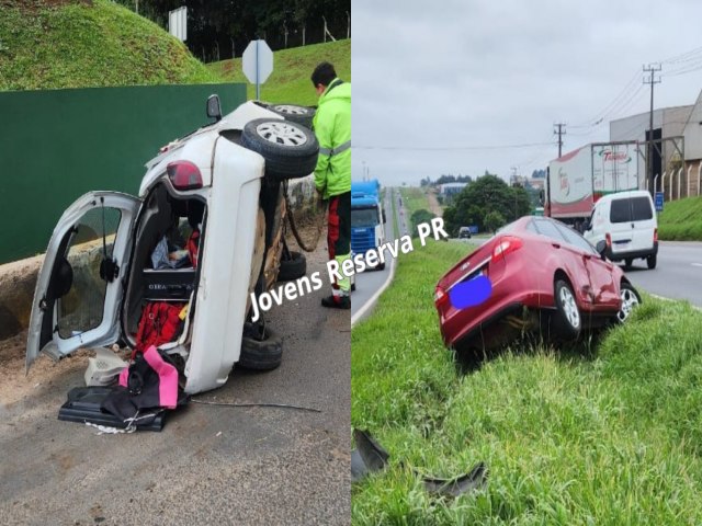 POLICIA RODOVIRIA FEDERAL ATENDE ACIDENTE COM VTIMA NA BR-376