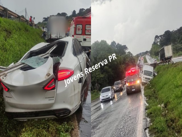 HOMEM MORRE EM GRAVE ACIDENTE NA PR-151, EM CASTRO (PR)