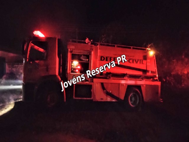 INCNDIO DESTRI RESIDNCIA NO INTERIOR DE RESERVA (PR)