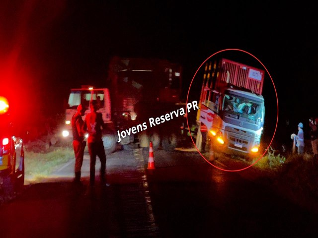 CAMINHO TOMBA NA PR-441, ENTRE RESERVA E CAETANO MENDES 