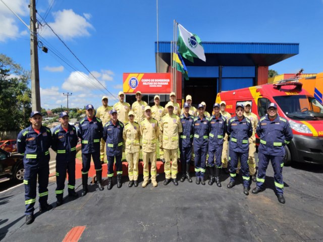 2 QUARTEL DE BOMBEIRO INTEGRADO DO PARAN  INAUGURADO EM MANOEL RIBAS