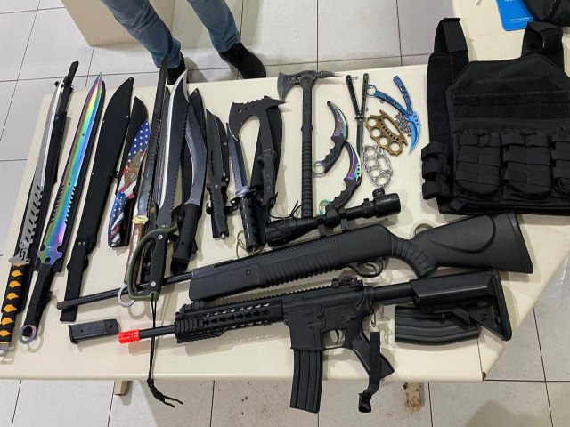 POLCIA MILITAR APREENDE ARMAS E AUTOR DE VIOLNCIA DOMSTICA EM TELMACO BORBA