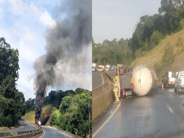 PRF ATENDE A GRAVE ACIDENTE NA BR-376 EM TIBAGI (PR) 