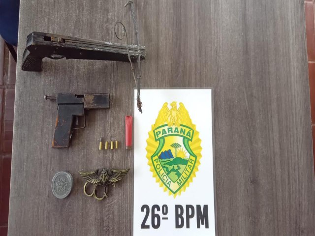 POLCIA MILITAR APREENDE ARMAS DE FOGO EM VENTANIA (PR)