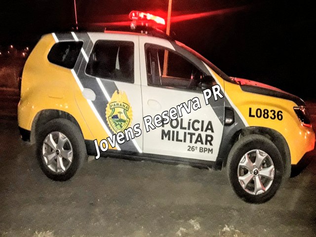 POLCIA MILITAR DE RESERVA RECUPERA MOTOCICLETA ROUBADA NO INTERIOR 