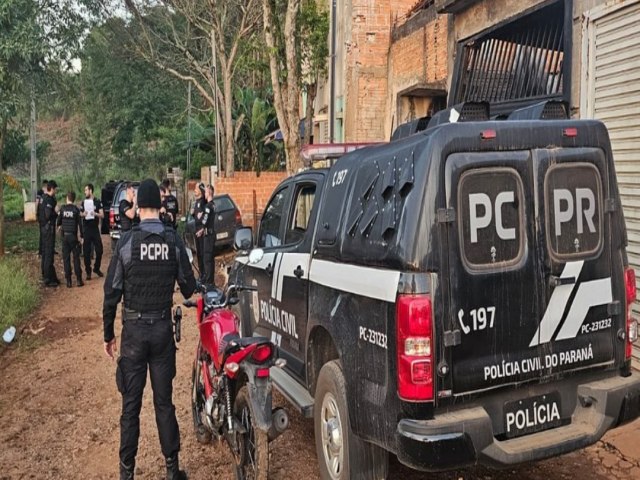 POLCIA CIVIL REALIZA OPERAO NO COMBATE AO TRFICO DE DROGAS EM TELMACO BORBA/PR