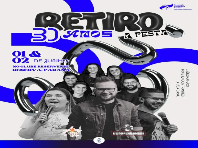 RETIRO EM COMEMORAO AOS 30 ANOS DO GRUPO RAINHA DA PAZ