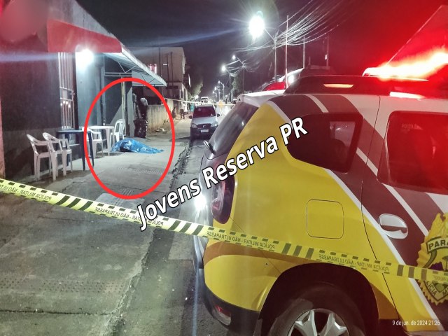 HOMEM VTIMA DE DISPAROS DE ARMA DE FOGO ENTRA EM BITO EM RESERVA-PR