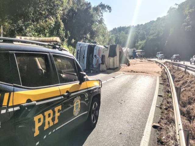 APS TOMBAMENTO BR-367, SENTIDO PONTA GROSSA, FICA INTERDITADA