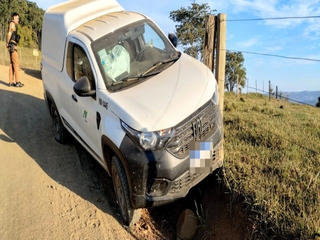 POLCIA MILITAR RECUPERA VECULO ROUBADO DA EMPRESA KLABIN EM ORTIGUEIRA