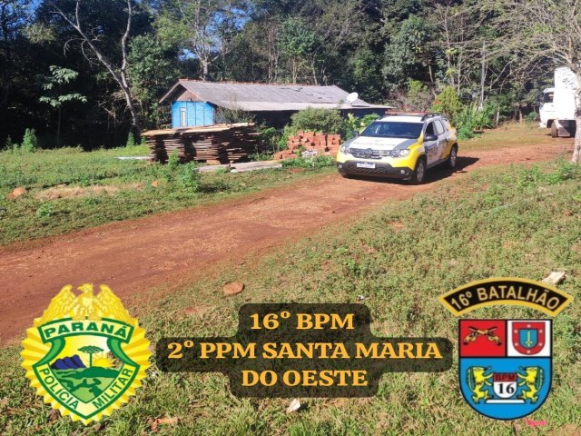 PM DE SANTA MARIA DO OESTE ARRECADAM MATERIAIS DE CONSTRUO PARA FAMLIA QUE TEVE RESIDNCIA CONSUMIDA POR INCNDIO