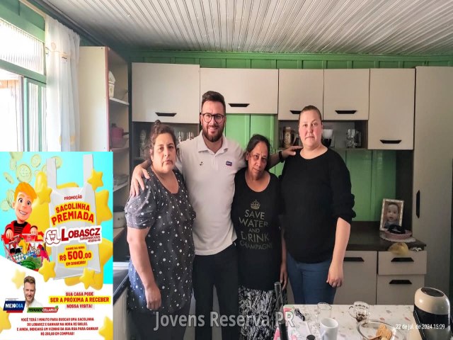 MORADORAS DO BAIRRO SANTA HELENA GANHAM PRMIO DO LOBASCZ SUPERMERCADO 