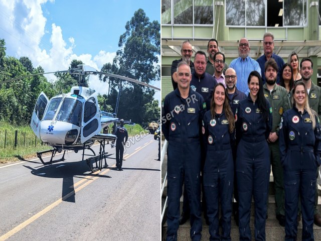 PROFISSIONAIS DO SERVIO AEROMDICO DO PARAN FAZEM REUNIO TCNICA EM CURITIBA