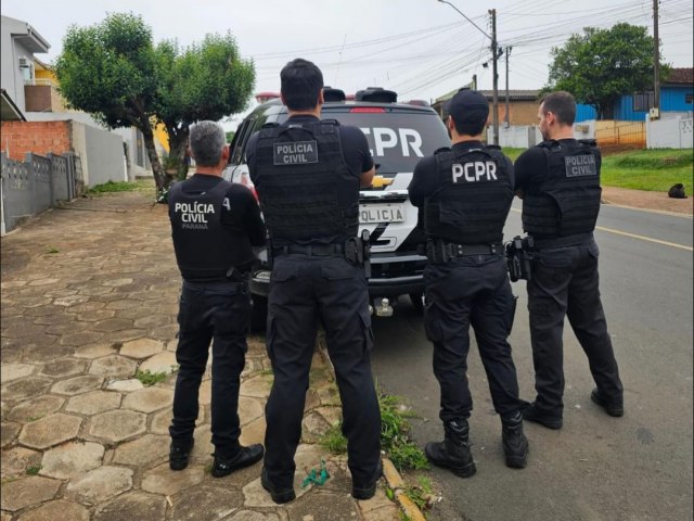 PCPR PRENDE TRS HOMENS POR HOMICDIO EM TELMACO BORBA-PR