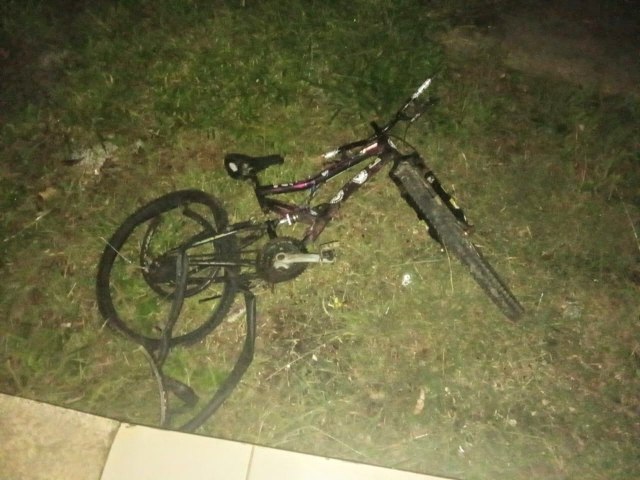 ACIDENTE ENTRE MOTO E BICICLETA RESULTA EM UM BITO EM TELMACO BORBA-PR