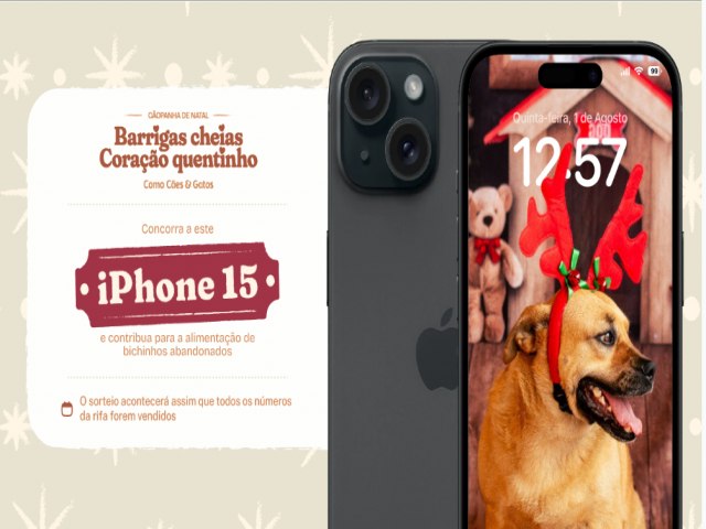 CCG REALIZA 3 CAMPANHA DE NATAL E SORTEIA IPHONE 15