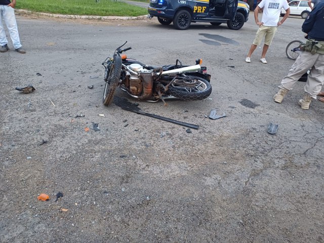 MOTOCICLISTA FICA GRAVEMENTE FERIDO EM COLISO NA BR-373, EM IMBITUVA-PR