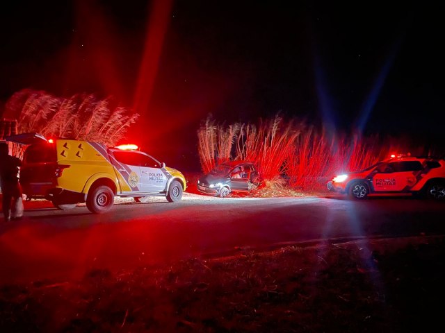 A��O R�PIDA DA POL�CIA MILITAR  EM TIBAGI RESULTA NA RECUPERA��O DE VE�CULO FURTADO EM CASTRO