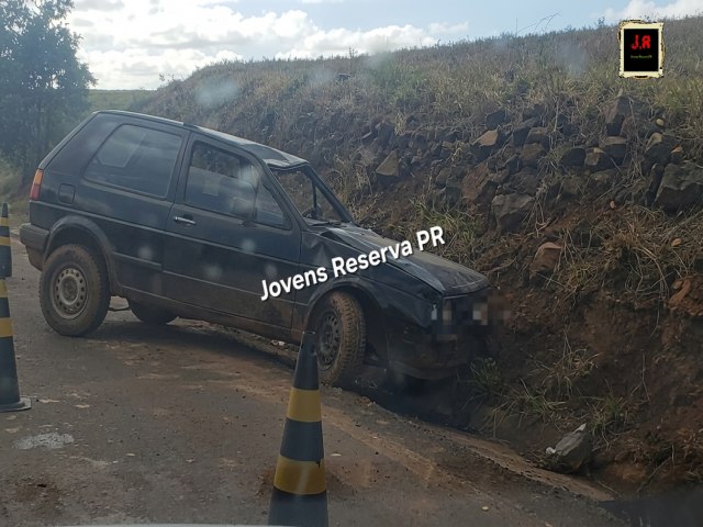 ACIDENTE � REGISTRADO NA PR-160 ENTRE RESERVA E IMBA�-PR