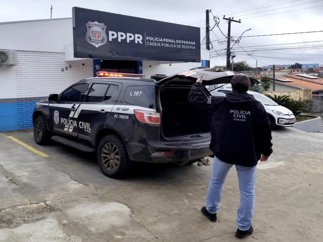 POL�CIA CIVIL CUMPRE MANDADOS E PRENDE DOIS HOMENS EM C�NDIDO DE ABREU-PR 