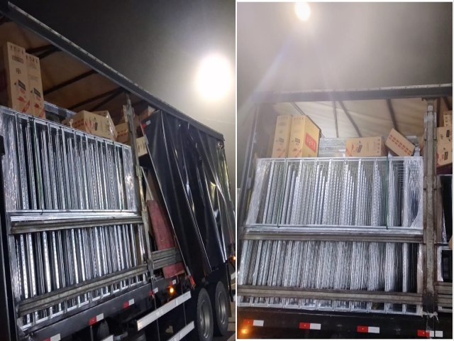 PRF APREENDE CARGA DE CIGARROS EM PONTA GROSSA-PR